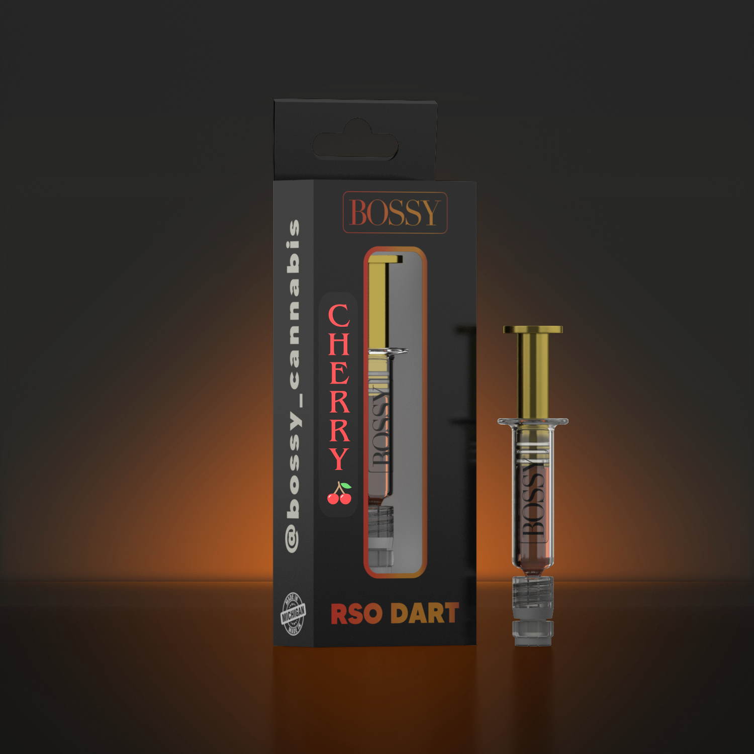 Photograph of product: BOSSY | CHERRY | RSO DART