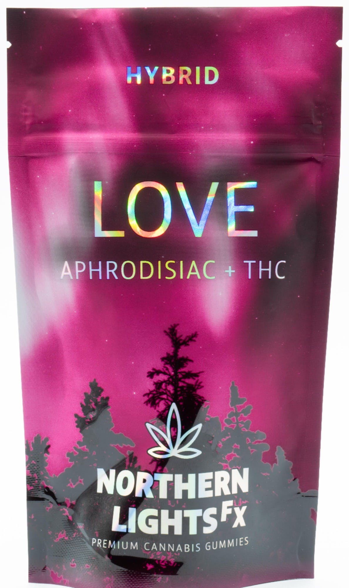 Photograph of product: Northern Lights Love (CBG + TH-oui) 200mg Gummies