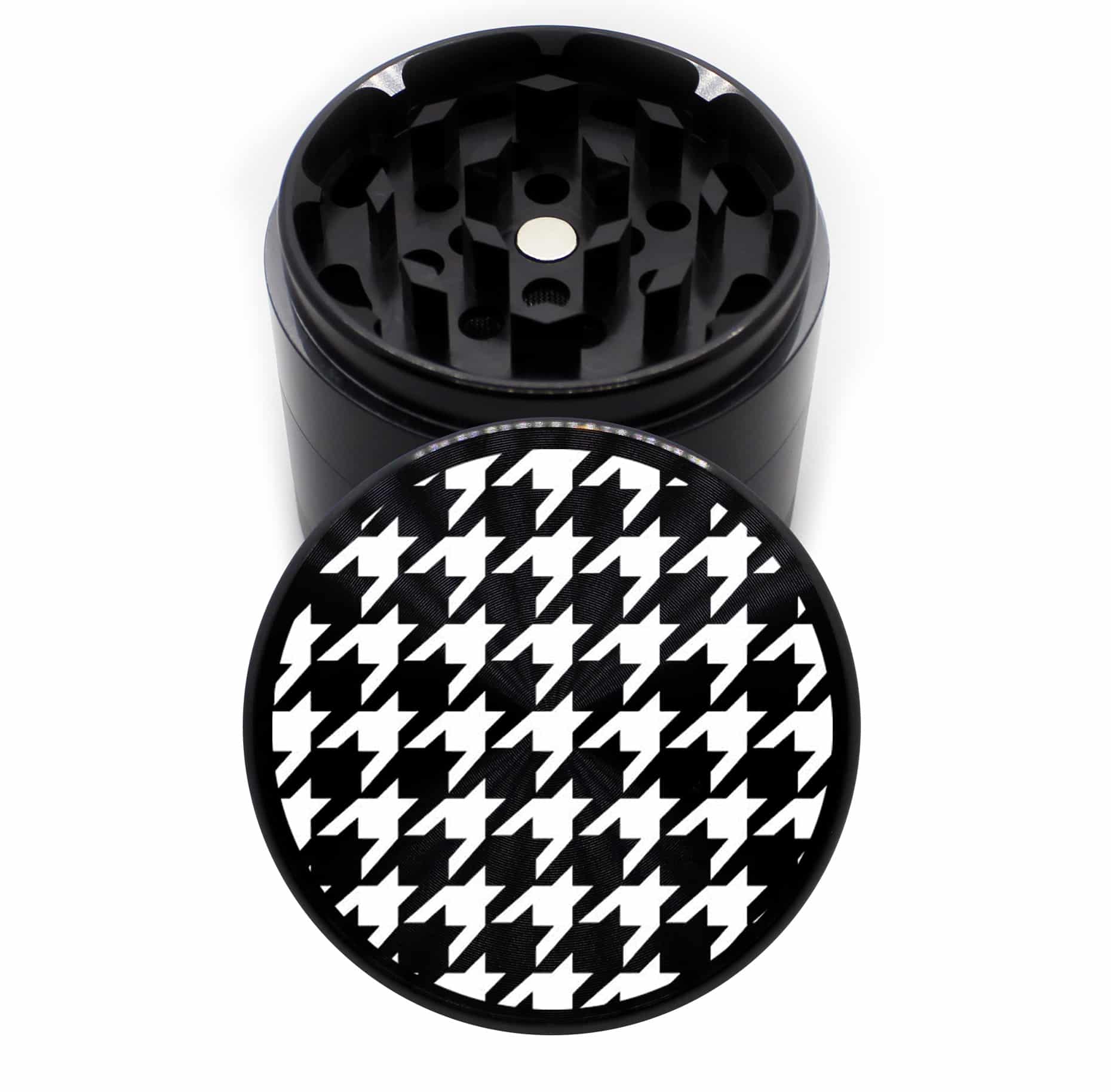 Photograph of product: 4-Piece 'Houndstooth' Grinder, 63mm