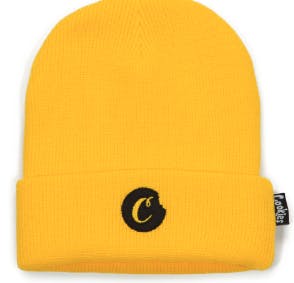 Photograph of product: C Bite Beanie - Gold/Black - 