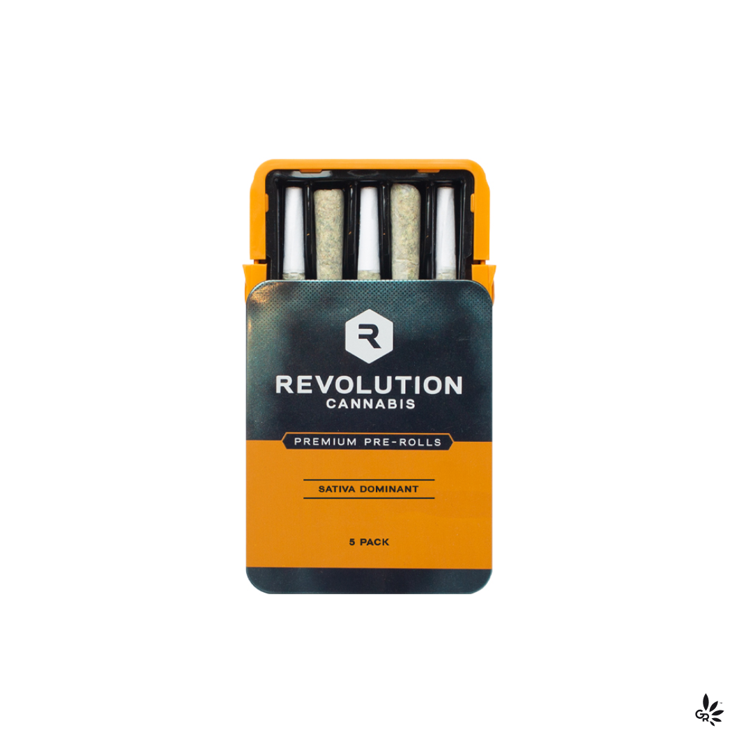 Photograph of product: Revolution - Pre Roll 5pk - Toe Jam