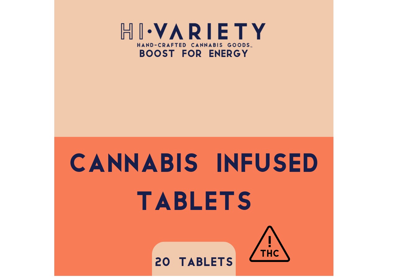 Photograph of product: Boost | Tablets | 1:1 TH-oui:CBD | 5mg | 20pk