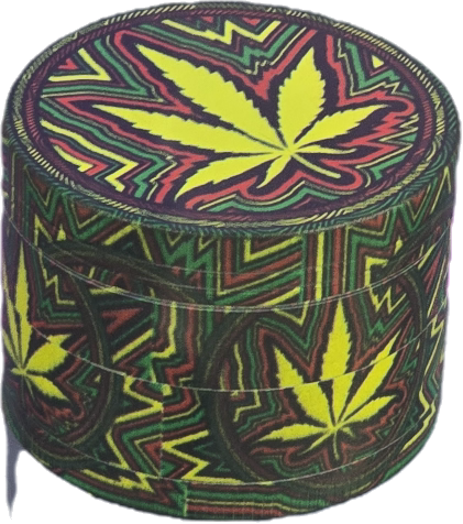 Photograph of product: Metro 1 | Grinder | Metal | Leaf Design |