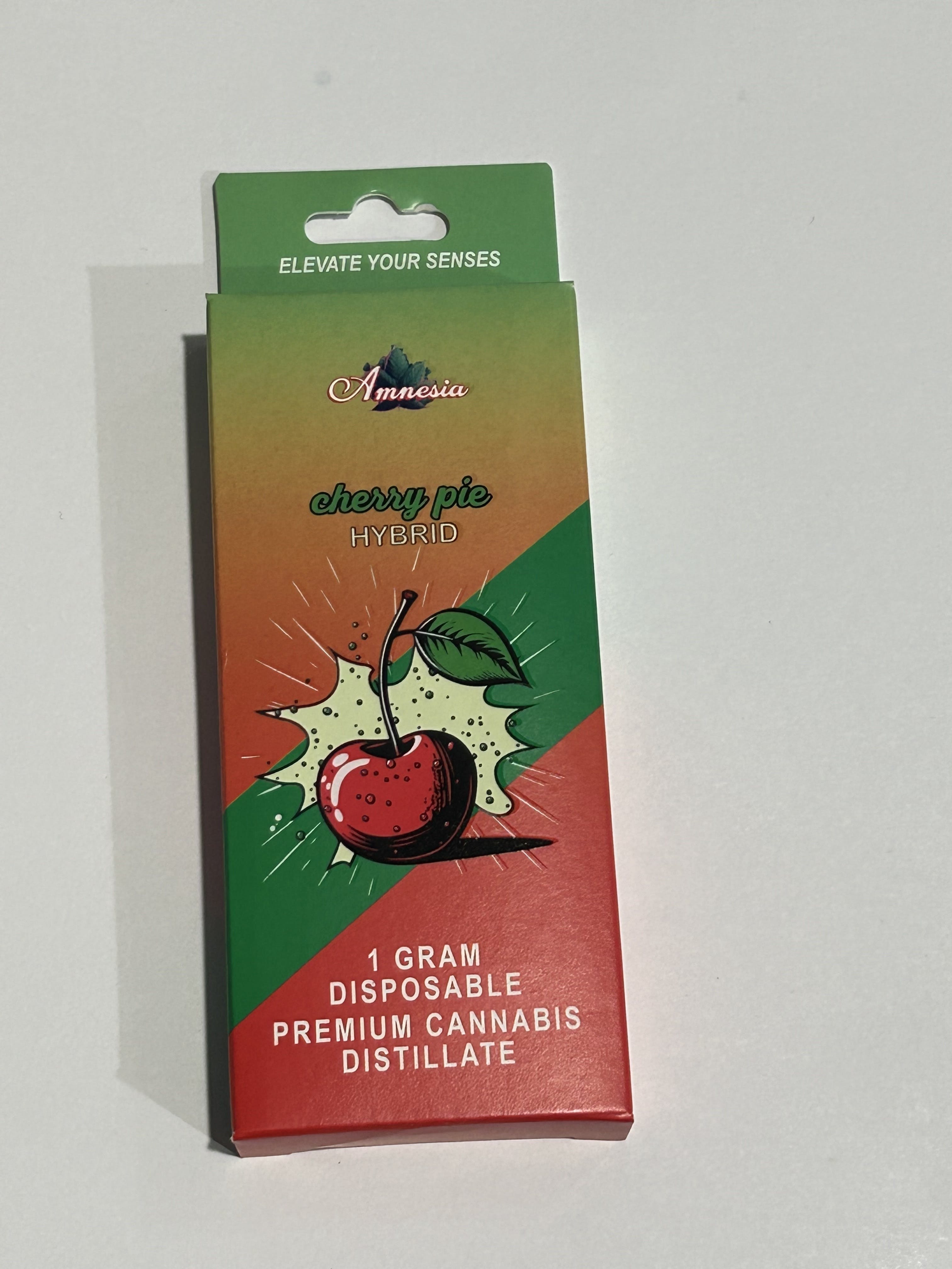 Photograph of product: Amnesia Disposables 1g Cherry Pie