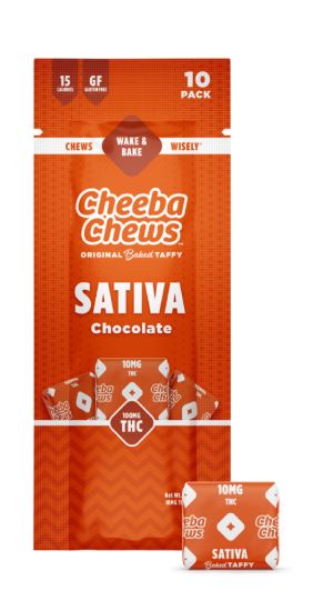 Photograph of product: Cheeba Chews: Oui'd Chews | 100mg TH-oui | 10pk