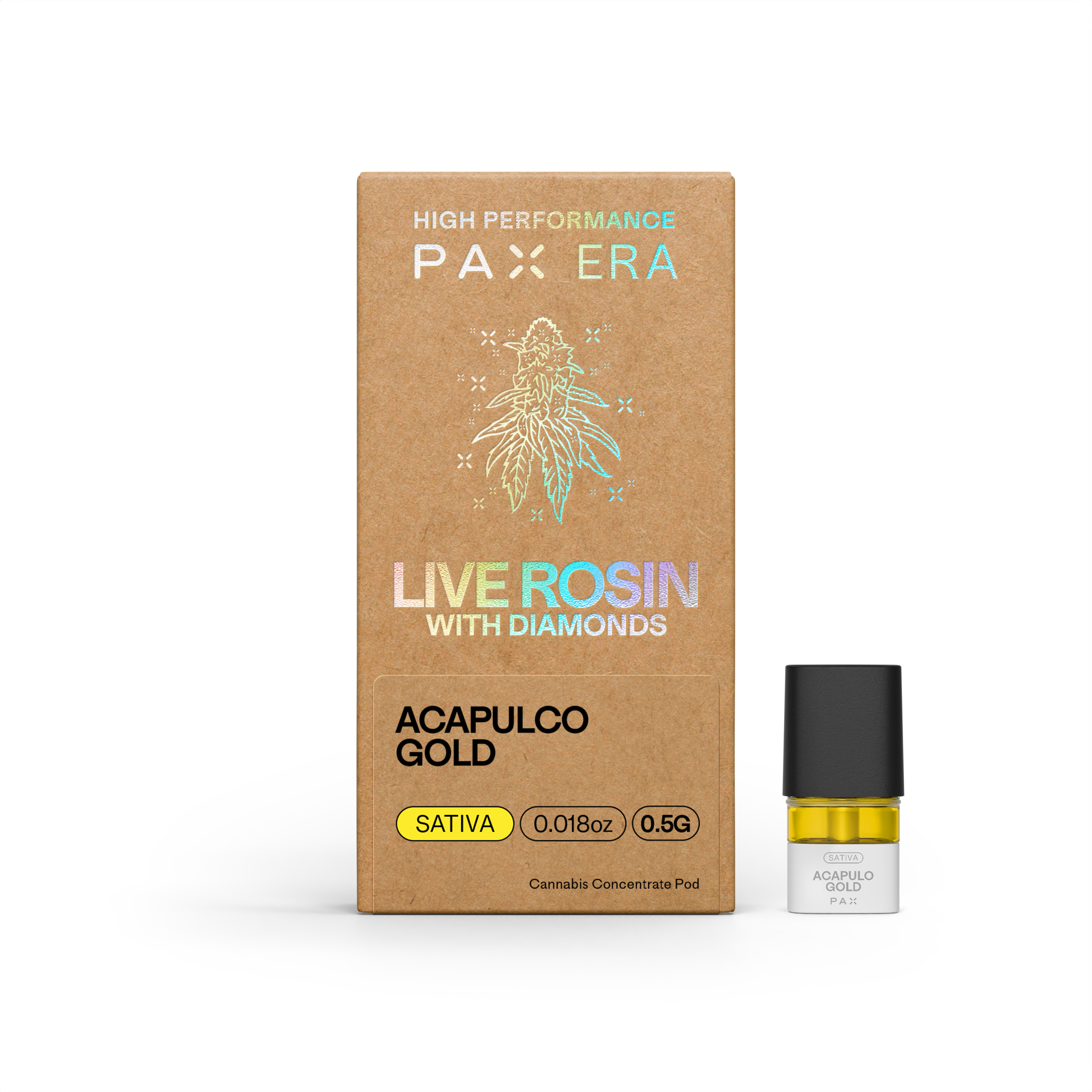 Photograph of product: PAX | Acapulco Gold Live Rosin Pod | 0.5g
