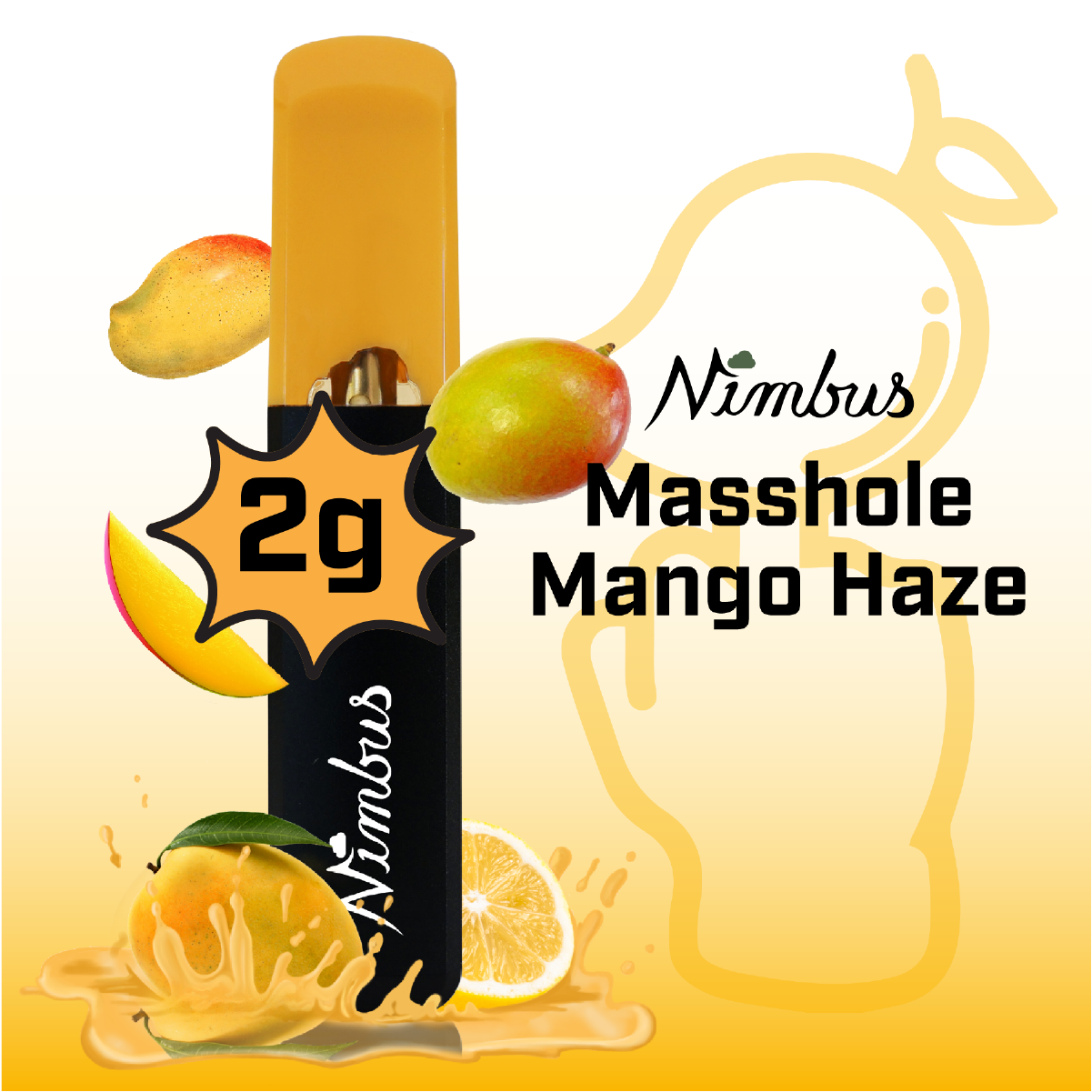 Photograph of product: Masshole Mango Haze Disposable