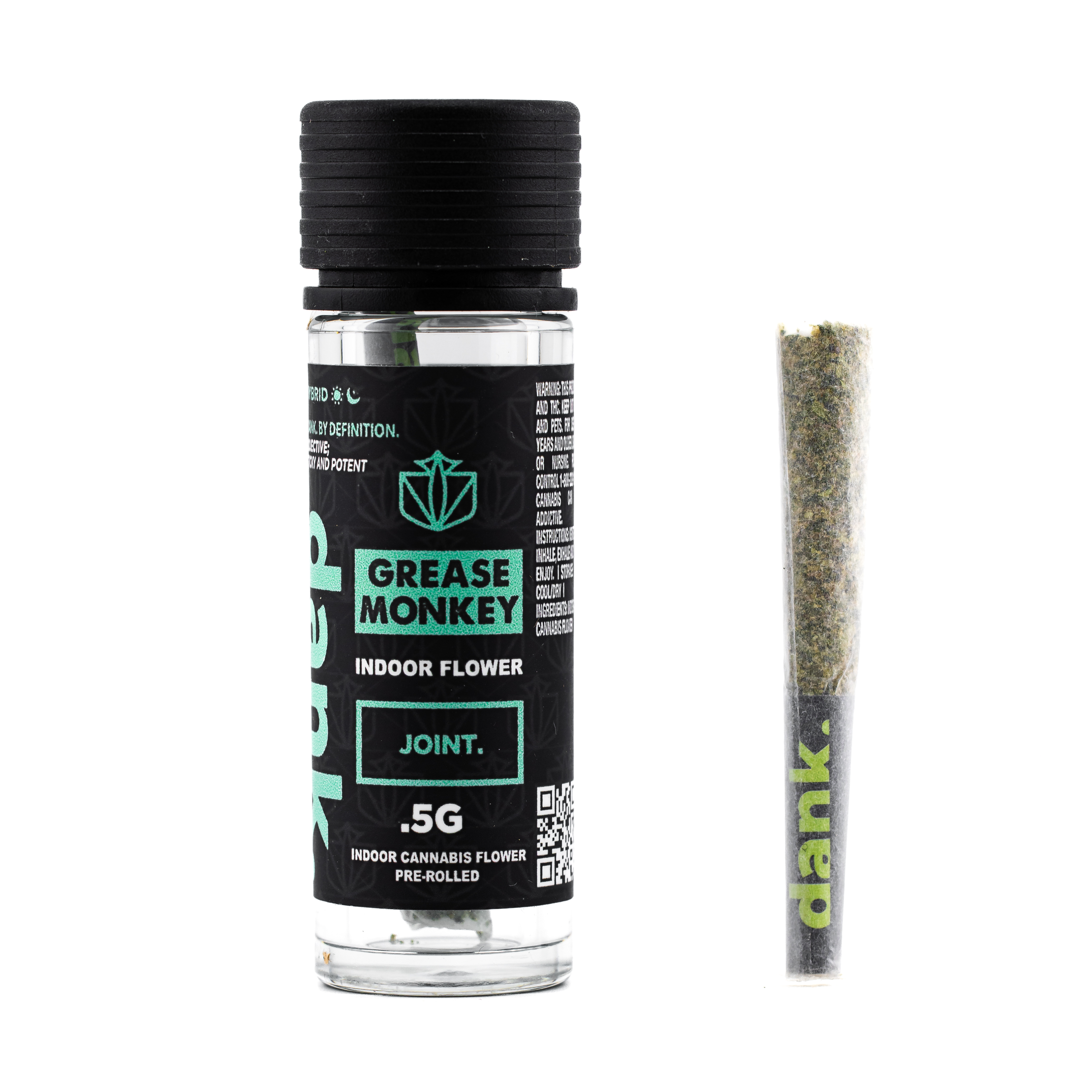 Photograph of product: Dank | Pre-Roll | Grease Monkey | 0.5g