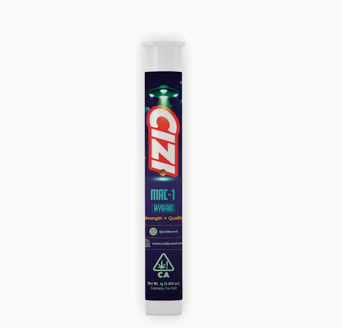 Photograph of product: CIZI Mac-1 Hybrid Preroll 1g
