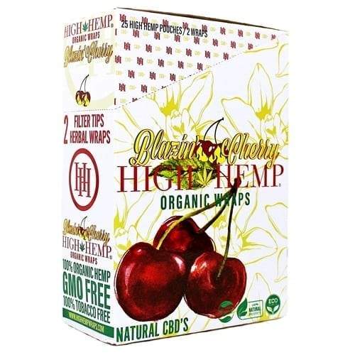 Photograph of product: High Hemp | Blazin Cherry Wraps | Para