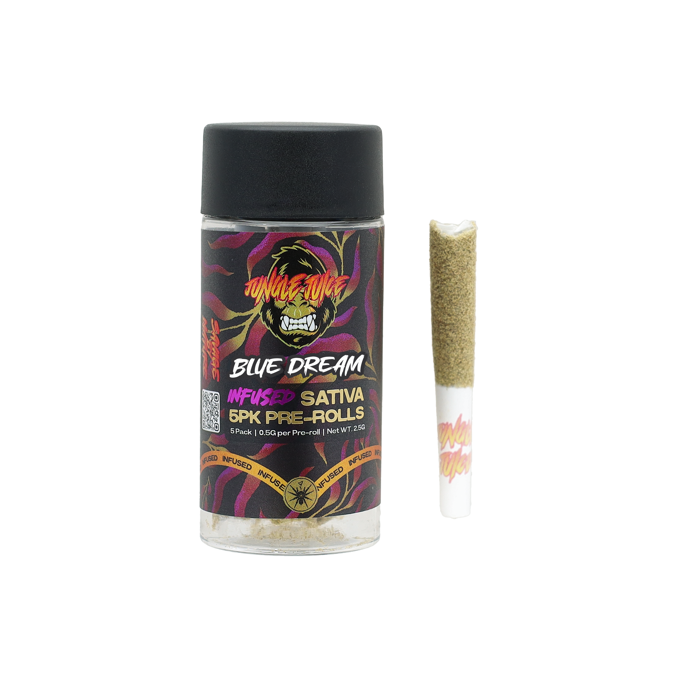Photograph of product: Blue Dream 5pk Infused Pre-Rolls