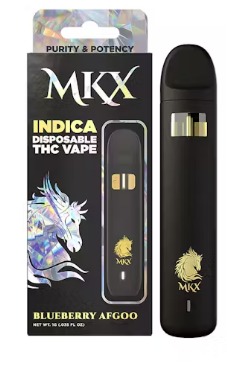 Photograph of product: MKX: Blue Afgoo 1G Disposable Vape (I)