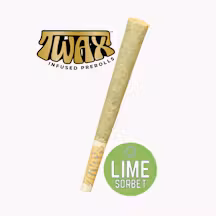Photograph of product: Twax | Lime Sorbet | Infused Preroll