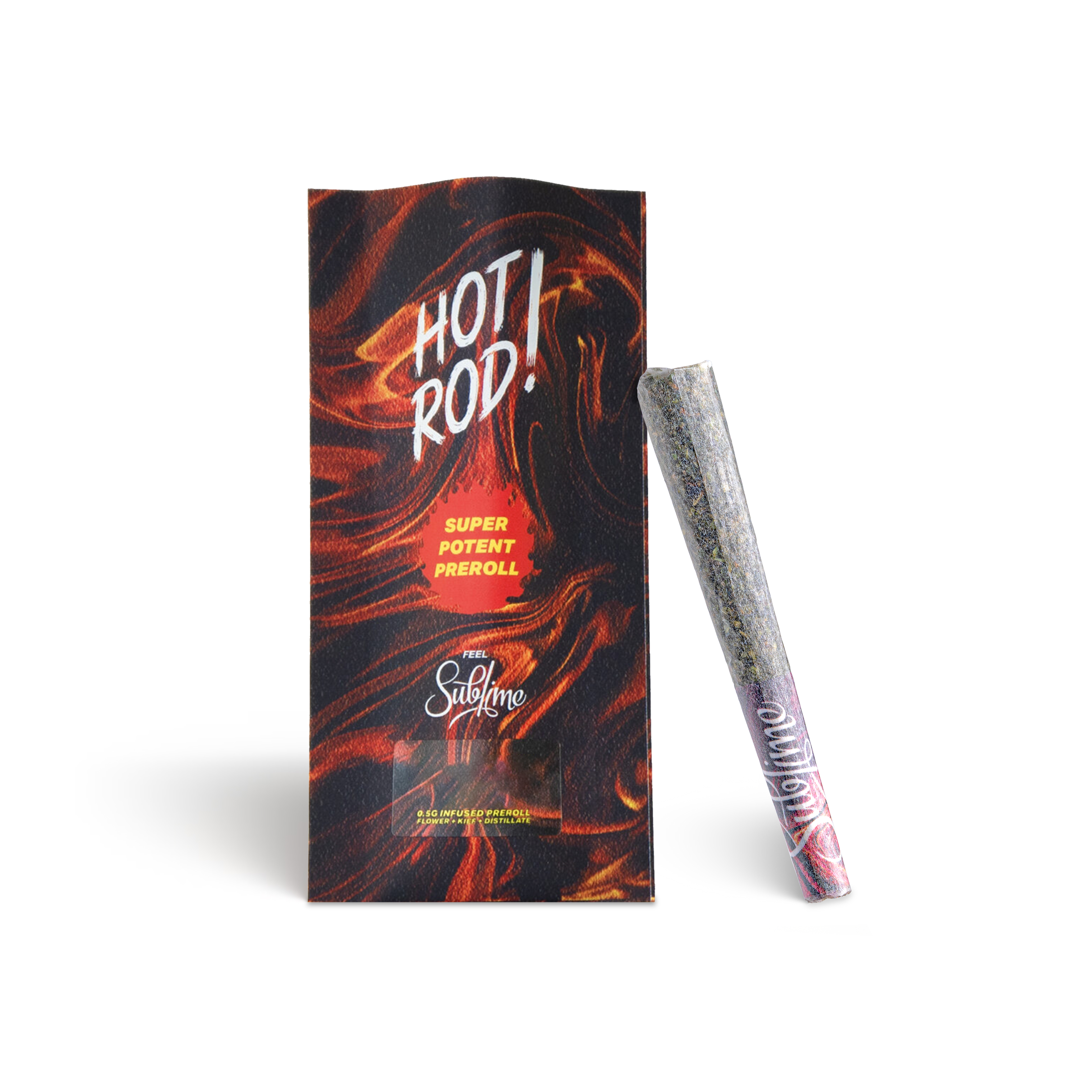 Photograph of Product: Blueberry Haze Hot Rod Infused Pre-Roll - .5g
