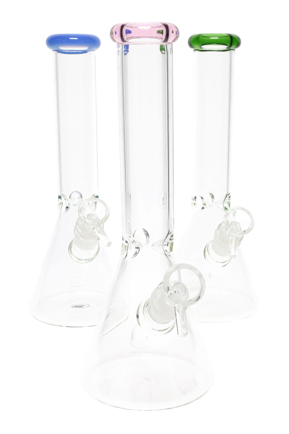 Photograph of product: 10" Beaker Bong  w/ Color Rim