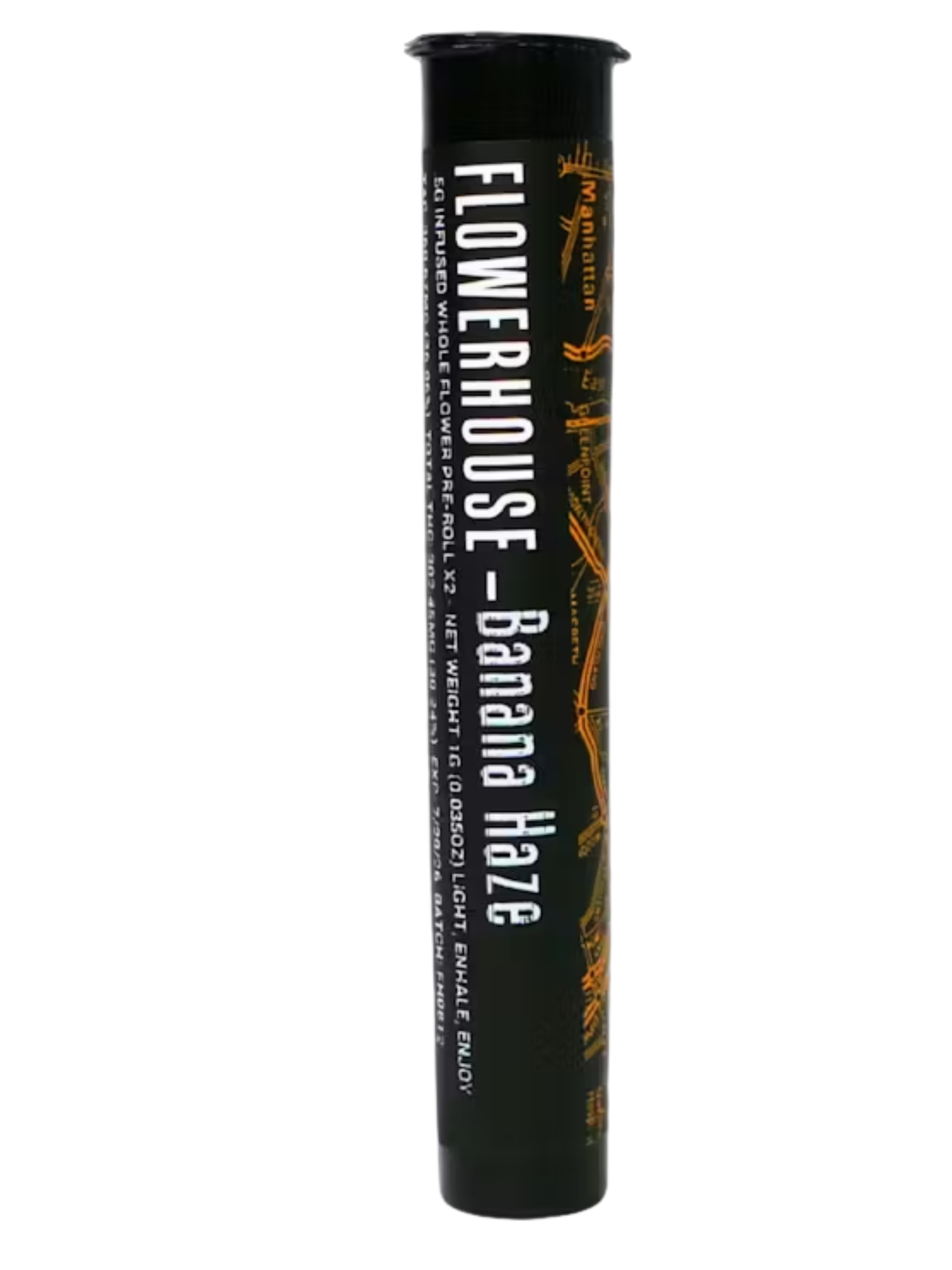 Photograph of product: Banana Haze Infused Pre Roll | 2 Pack