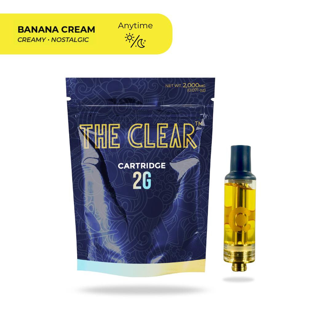 Photograph of product: The Clear | Banana Cream Cartridge | 2g