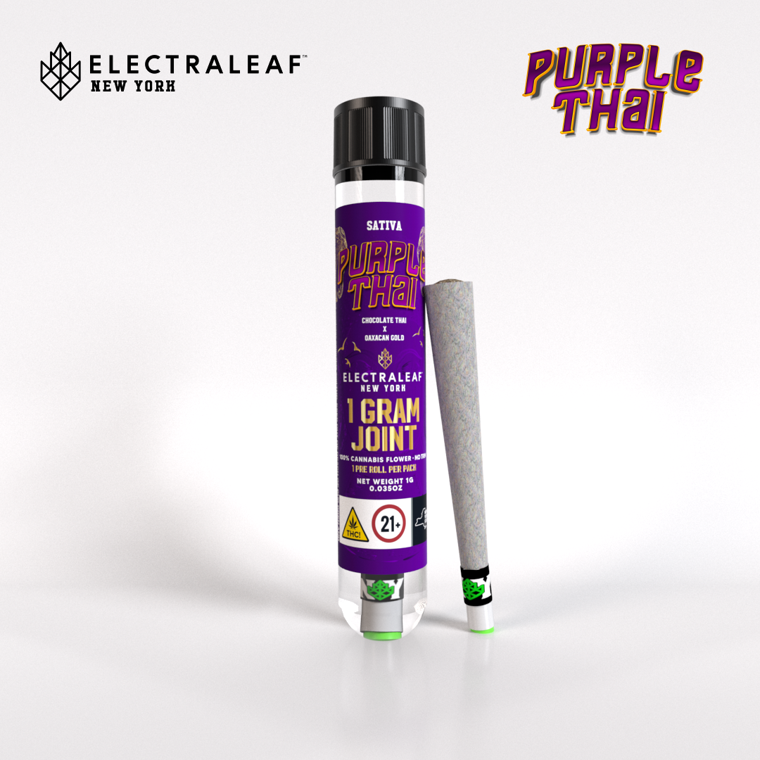 Photograph of product: Electraleaf - Purple Thai - Preroll - 1g