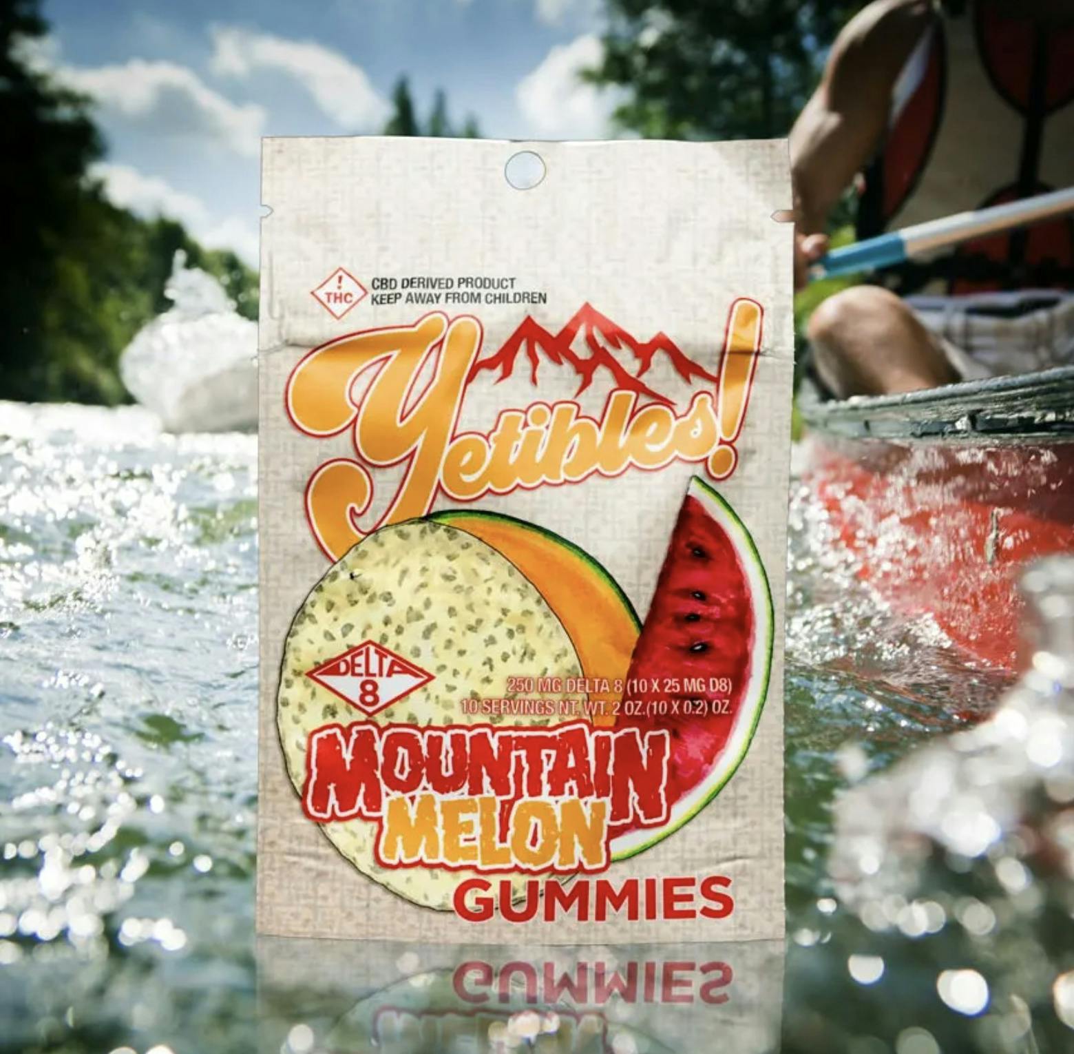 Photograph of product: Yetibles | Gummies | Mountain Melon