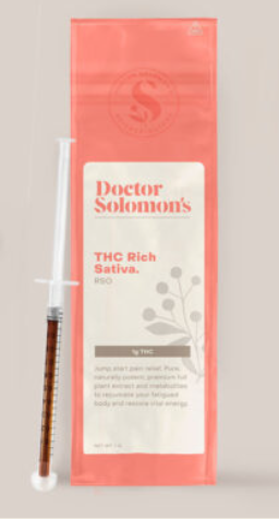 Photograph of Product: Sativa RSO Syringe 1000mg