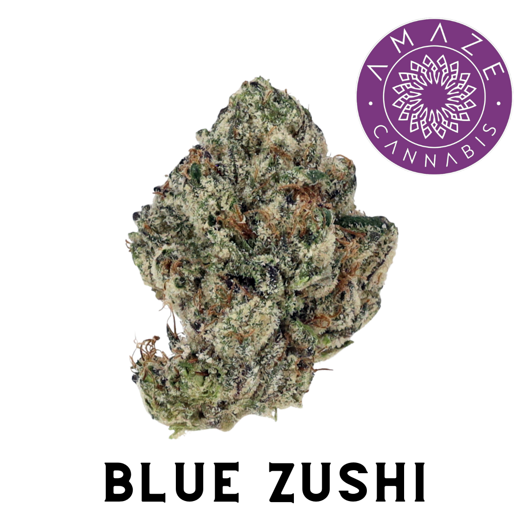 Photograph of product: AMAZE - PREPACK - 3.5G - BLUE ZUSHI - Oui'd