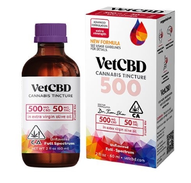 Photograph of product: VetCBD | ES Tincture :50mg | 2oz (10:1)