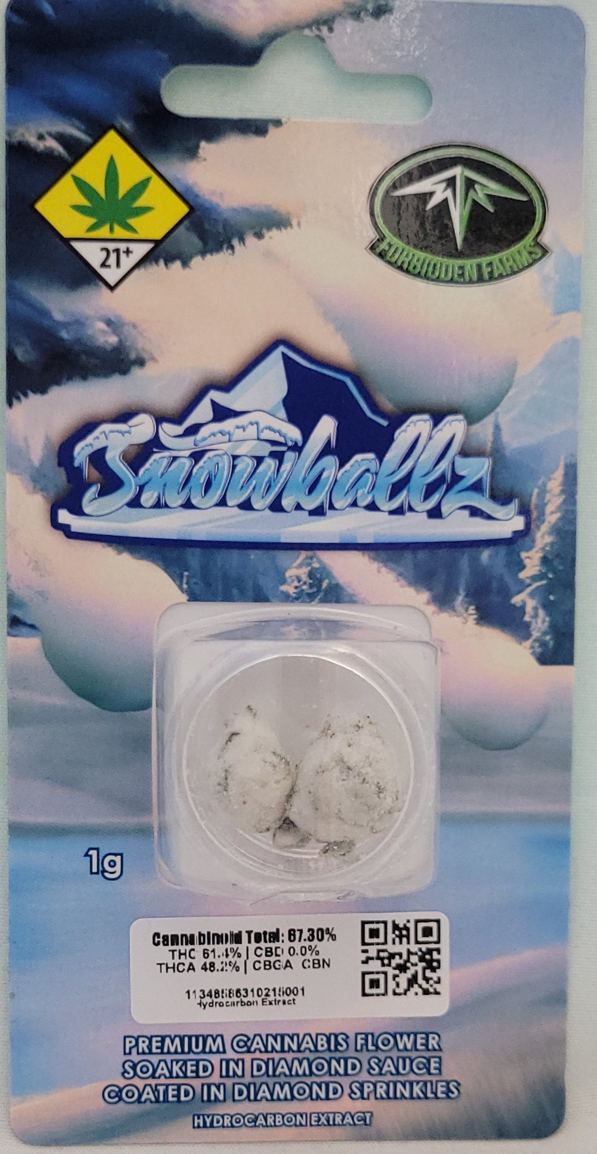 Photograph of product: Snowballz | 1g
