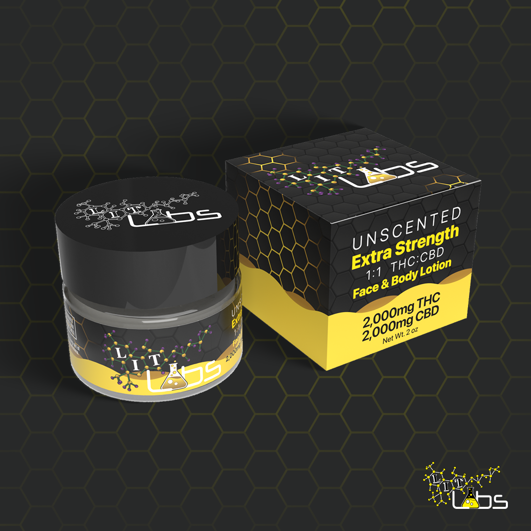 Photograph of product: 1:1 Unscented 2000mg each TH-oui and CBD