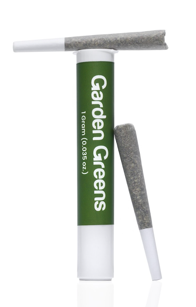 Photograph of product: Garden Greens - Cap Junky 2pk Pre-Rolls - 1g
