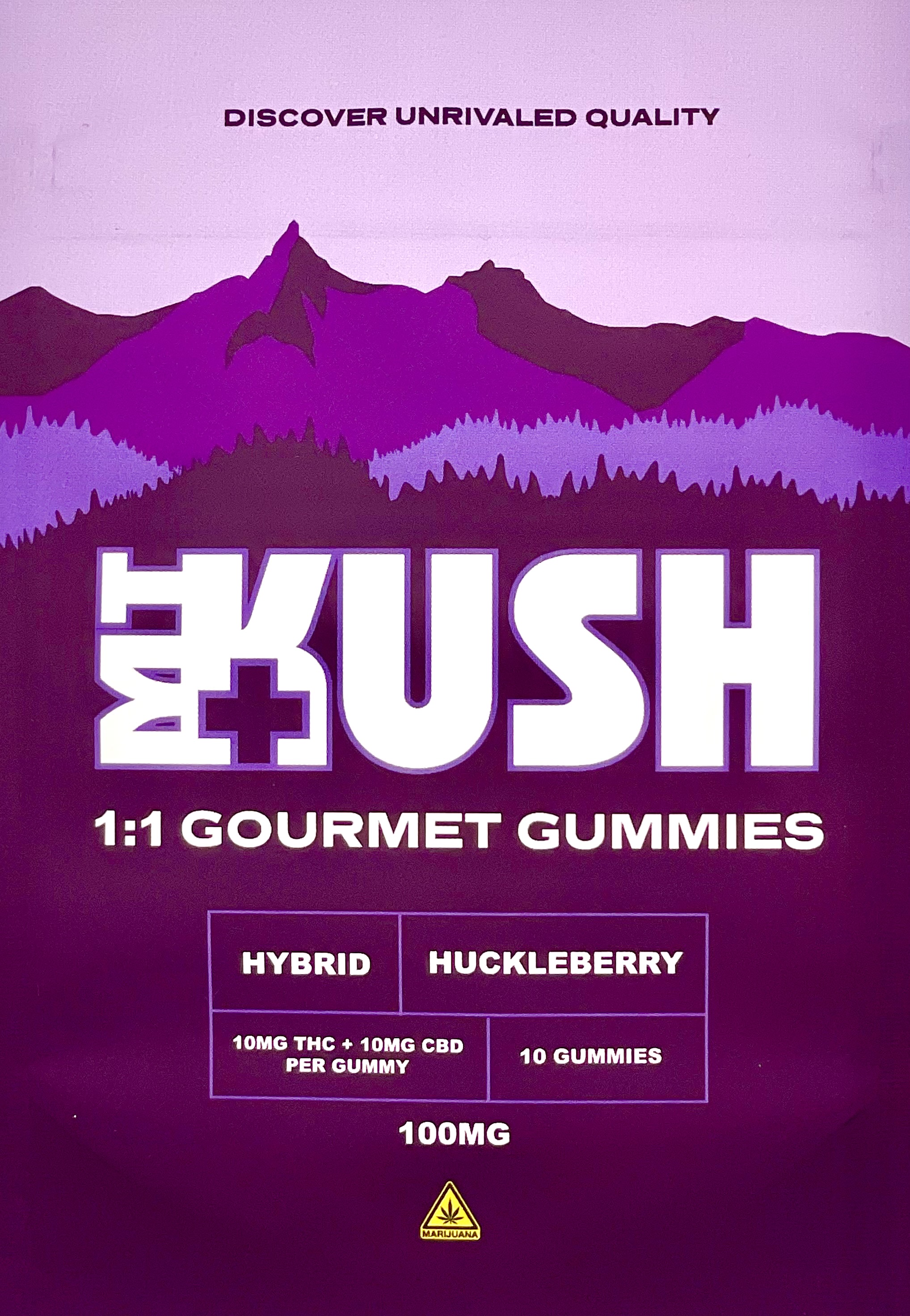 Photograph of product: Huckleberry Gummies 1:1 | 10pk