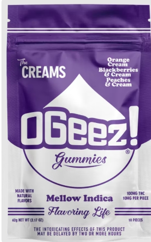 Photograph of product: OGeez - The Creams, Mellow Oui'd - 100 mg
