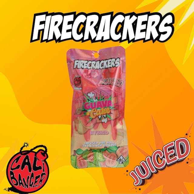 Photograph of product: Guava Cake | 1.8g | 3 x 0.6g Infused Preroll Pack - 