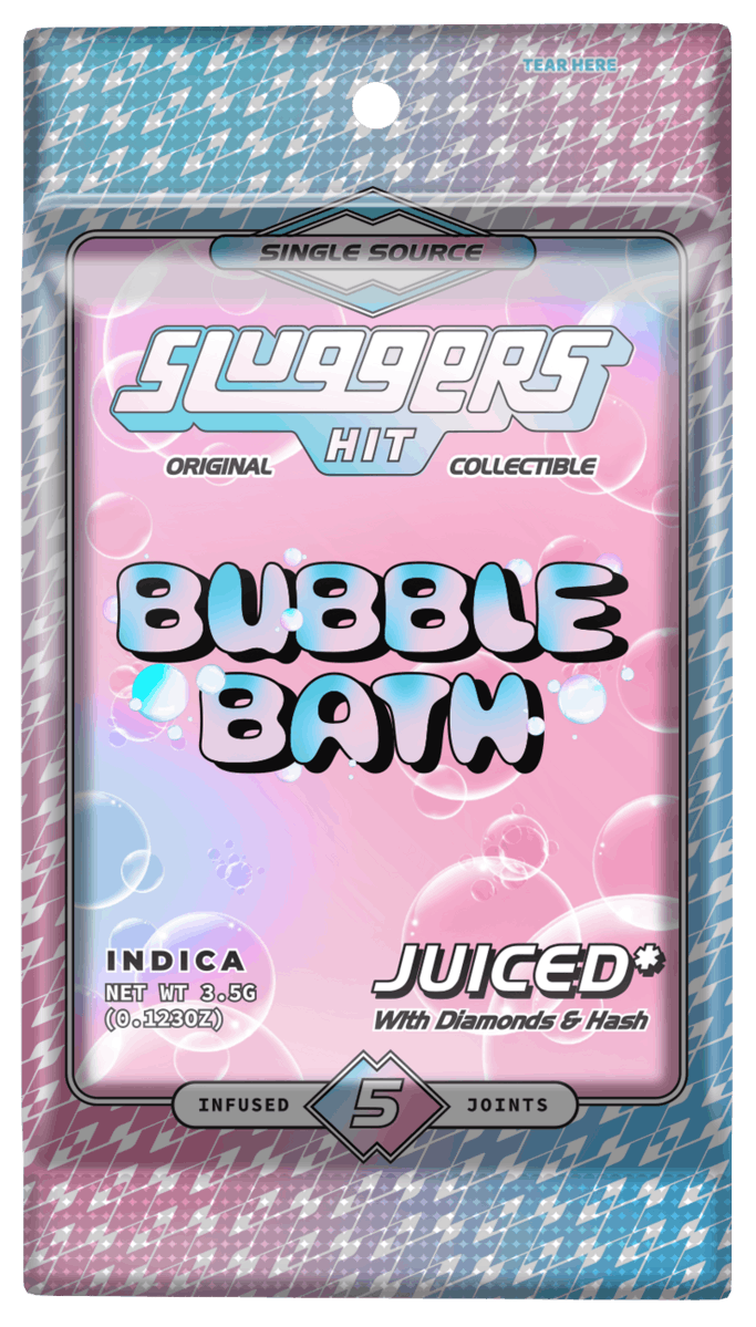 Photograph of product: Bubble Bath Infused Pre Rolls 5pk