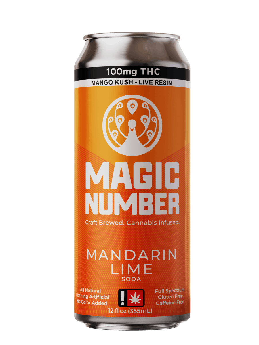 Photograph of product: Magic Number Mandarin Lime - 100MG TH-oui