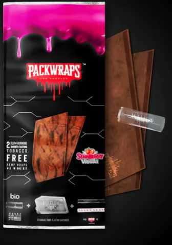 Photograph of product: Packwraps Strawberry Vanilla Wrap