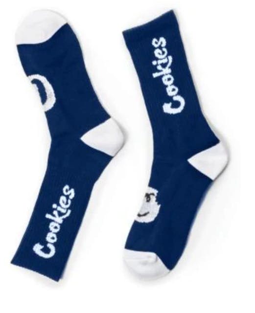 Photograph of product: Cookies Socks - Navy/White - 