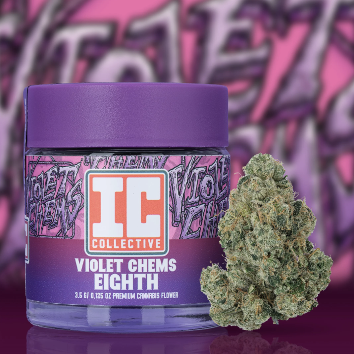 Photograph of product: Craft Flower | IC Collective | Violet Chems [2.09% Terps] - 3.5g