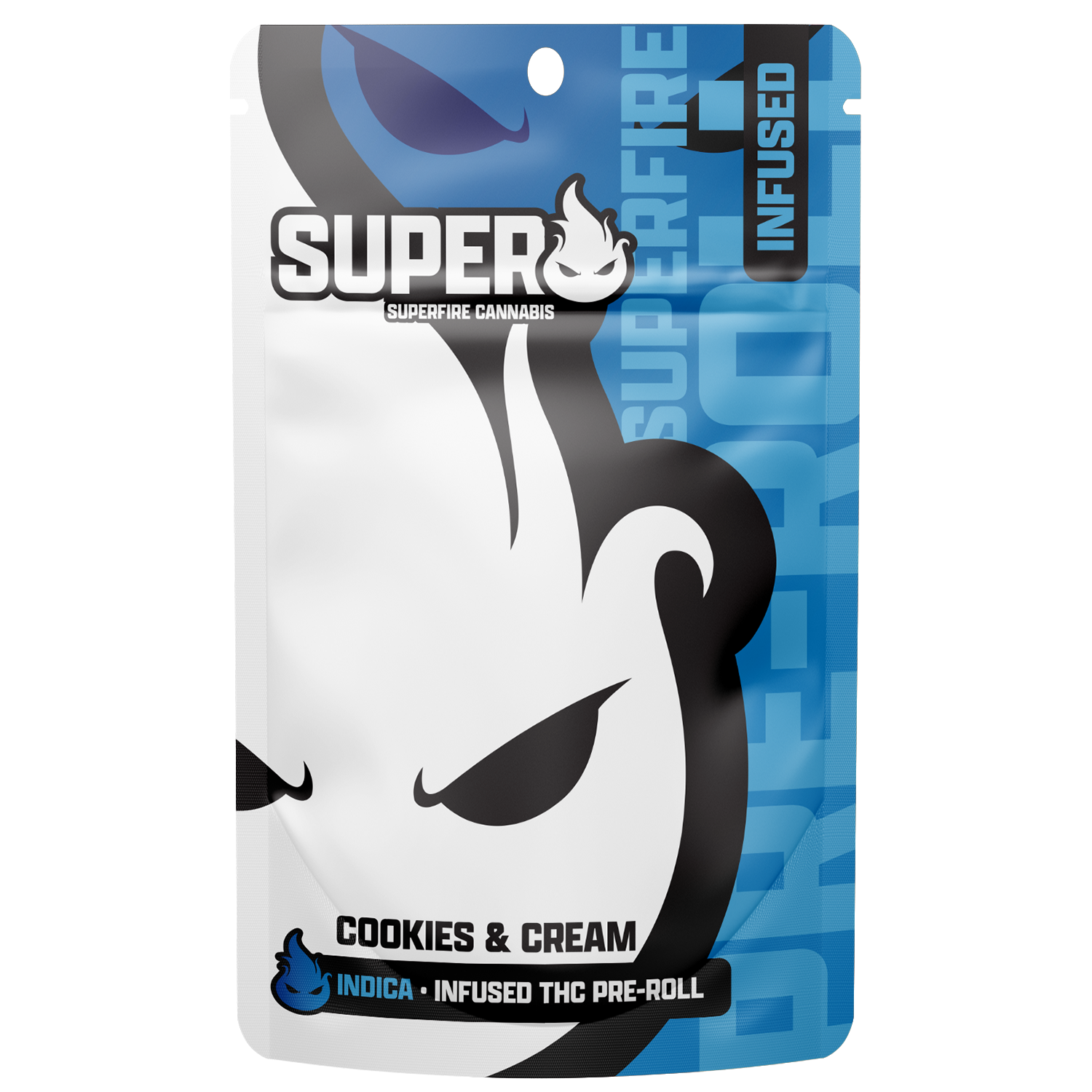 Photograph of product: Superfire Infused Preroll - Cookies And Cream