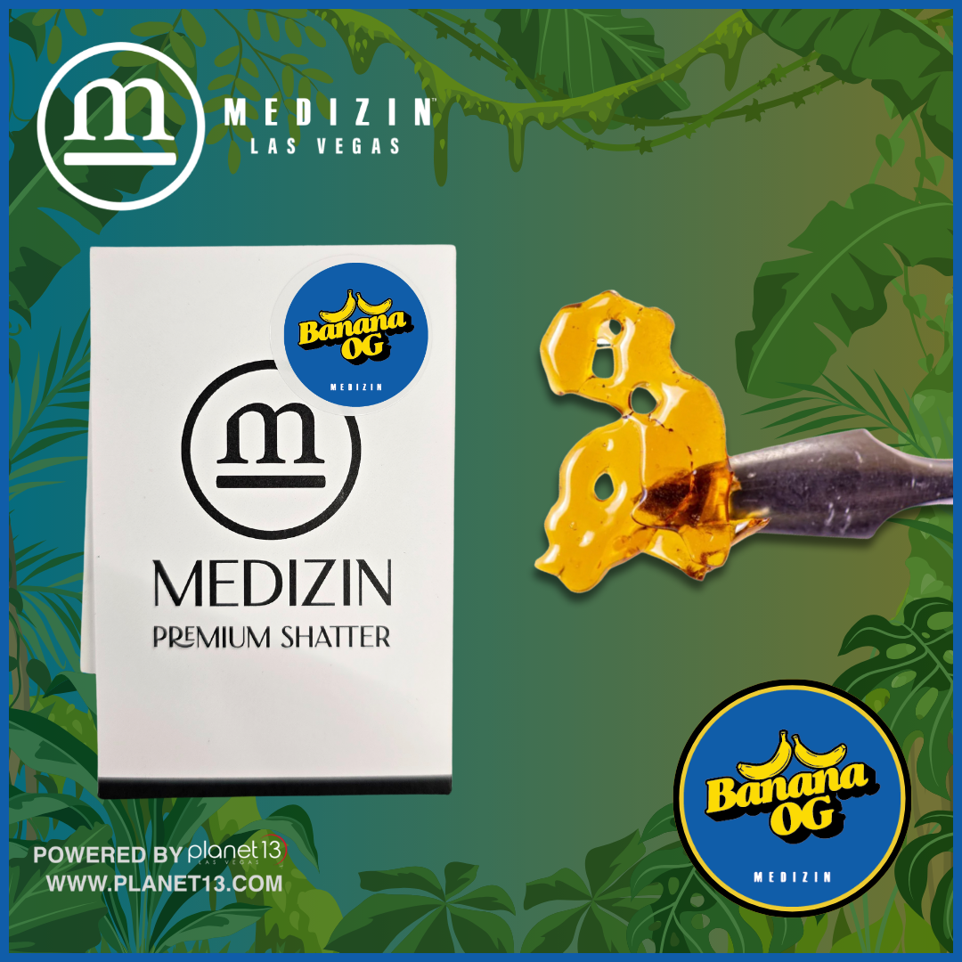 Photograph of product: Banana OG Shatter | 0.5g