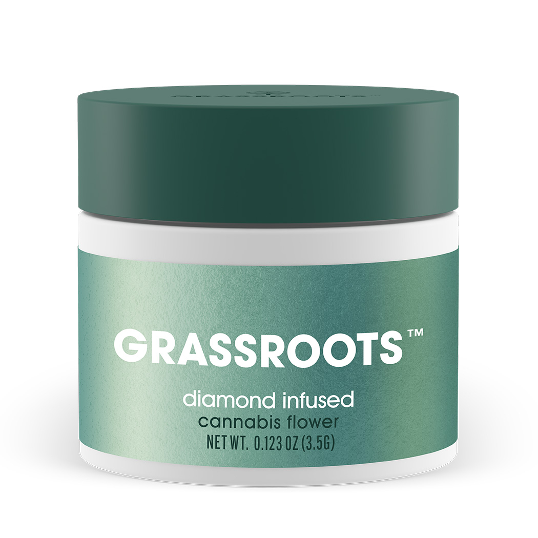 Photograph of product: Diamond Infused Atomic Breath Whole Flower 3.5g