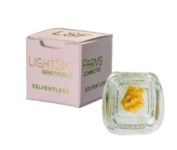 Photograph of product: Concentrate - Light Sky Farms - Point Break - (Live Rosin) - (Hybrid) - 72.08% TH-oui