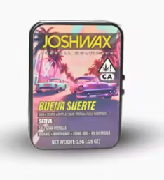 Photograph of product: Josh Wax Buena Suerte 0.7G x 5pk Oui'd Living Soil Prerolls
