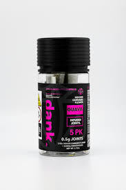 Photograph of product: Dank  |  Guava  |  Infused Pre Rolls .5G 5Pk