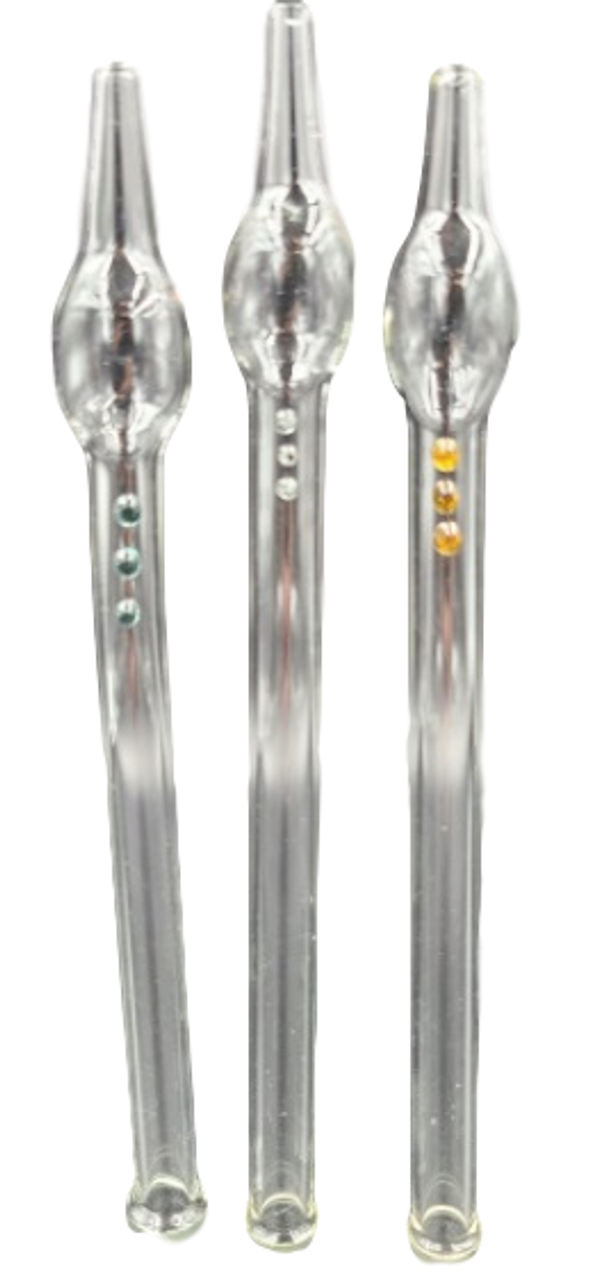 Photograph of product: 5.5"-6.5" Glass Honey Straw (Assorted)