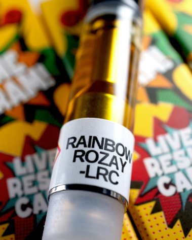 Photograph of product: Olio Rainbow Jelly Live Resin Cart 1g