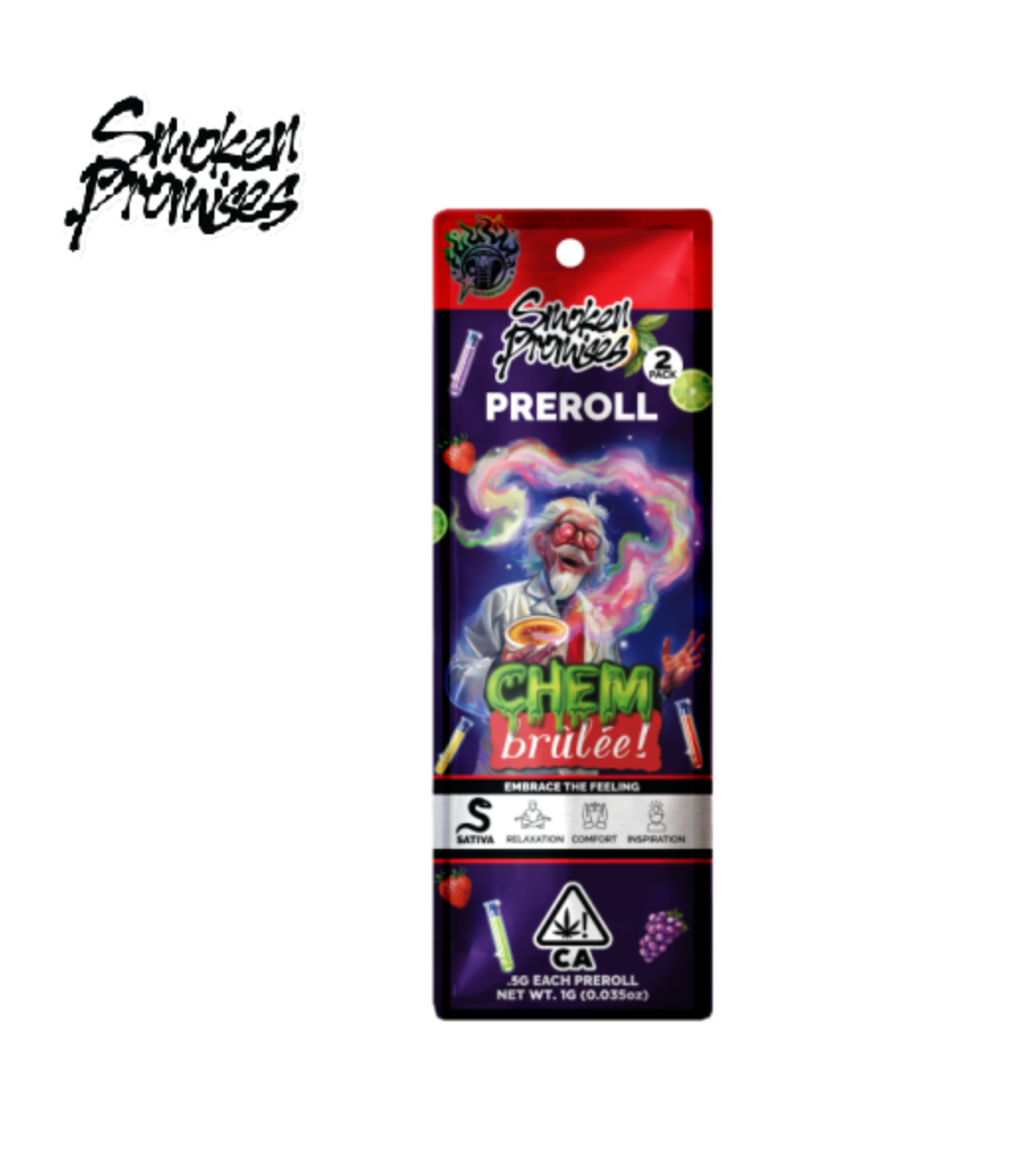 Photograph of product: CHEM BRULEE 1G 2 PACK PREROLL