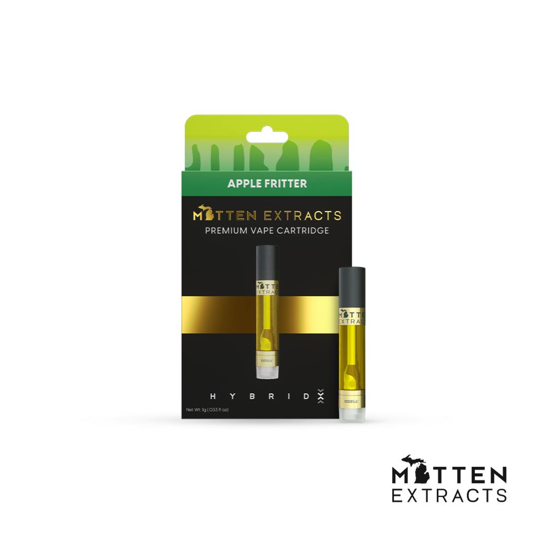Photograph of product: Mitten Extracts Cartridge | Apple Fritter - Hybrid