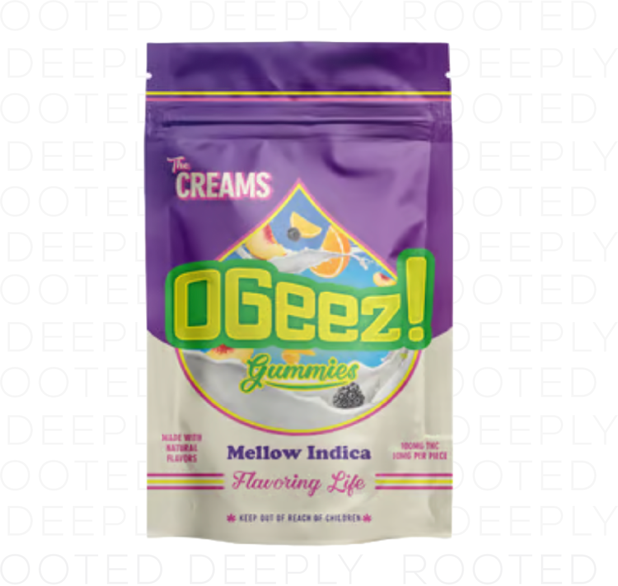 Photograph of product: Ogeez | 100mg Gummy  | The Creams Mellow Oui'd