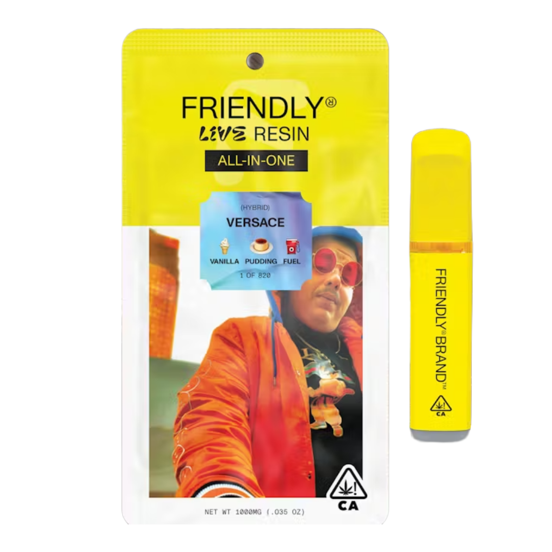 Photograph of product: FRIENDLY - VERSACE LIVE RESIN 1000MG