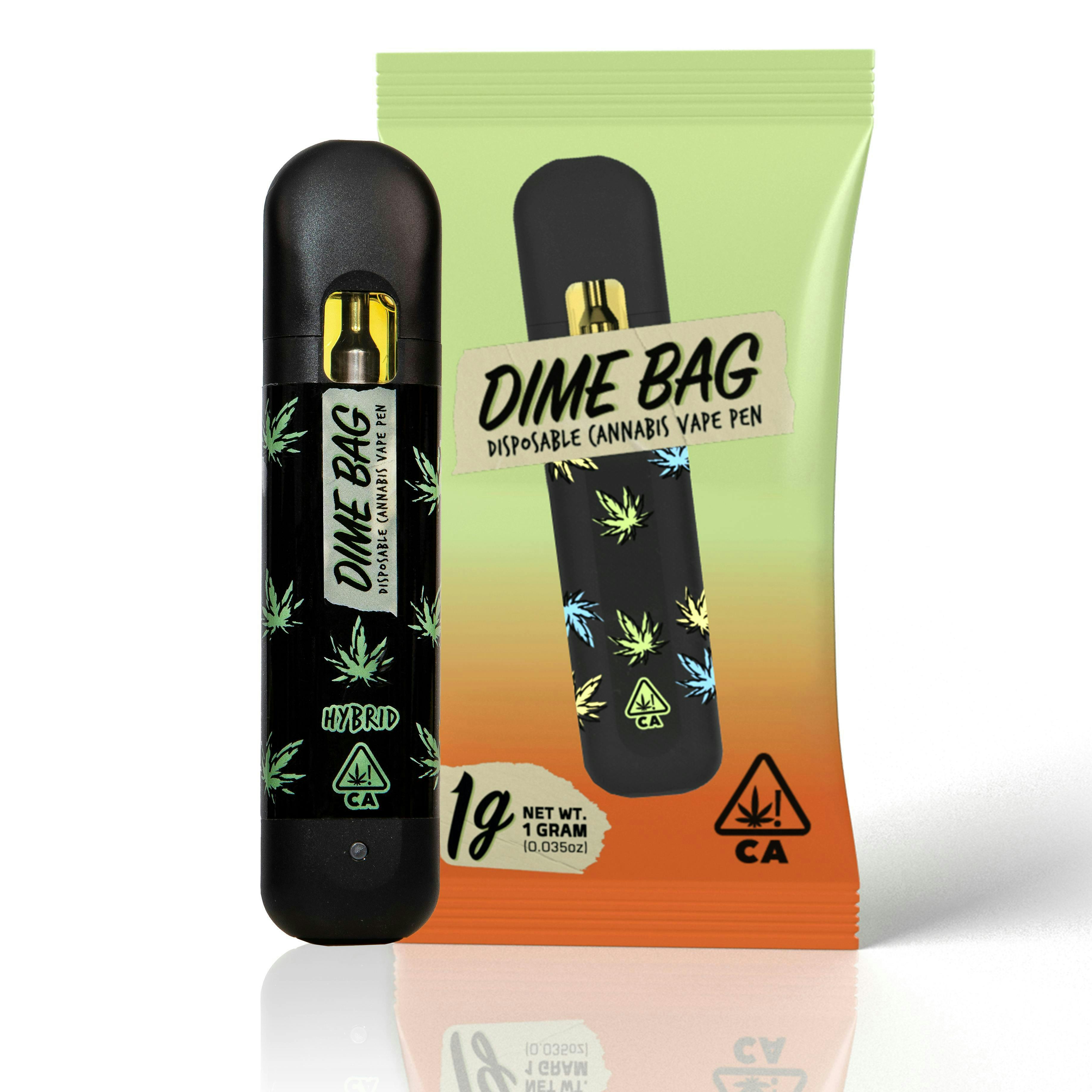 Photograph of product: Dime Bag | Northern Lights Oui'd AIO Cartridge (1g)